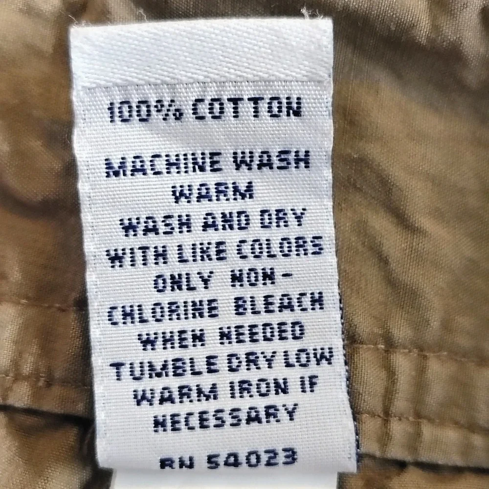 Gap Womens Tan Khaki Cotton Cargo Capri Pants Ruched Tie Hem Size 10